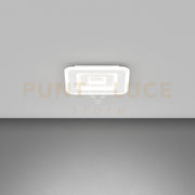 ZOOM APPLIQUE PLAFONIERA QUADRATA 35X35 BIANCO CCT SWITCH 3000-4000°K 34W - CRI 90 3400 lm