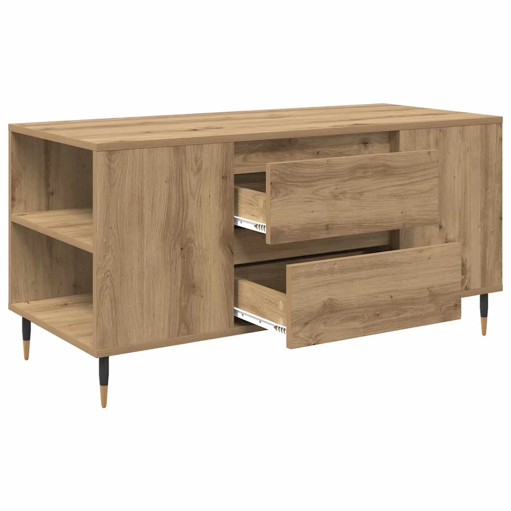 Tavolino da salotto | Tavolino da caff¨¨ | Tavolino da Soggiorno Rovere artigianale 102 x 44,5 x 50 cm