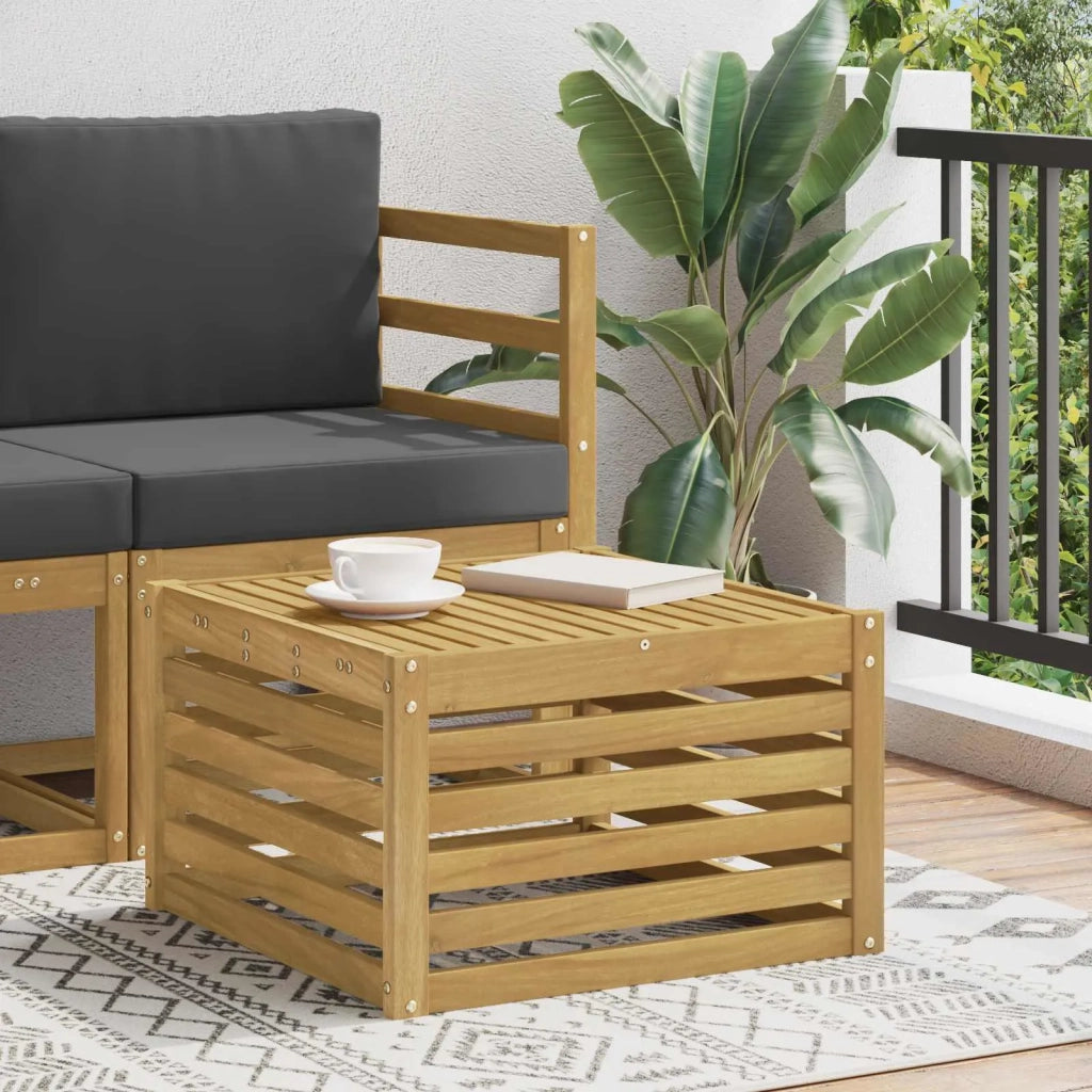Tavolo da Esterno Legno di Acacia Massello Bianco CFW8447518