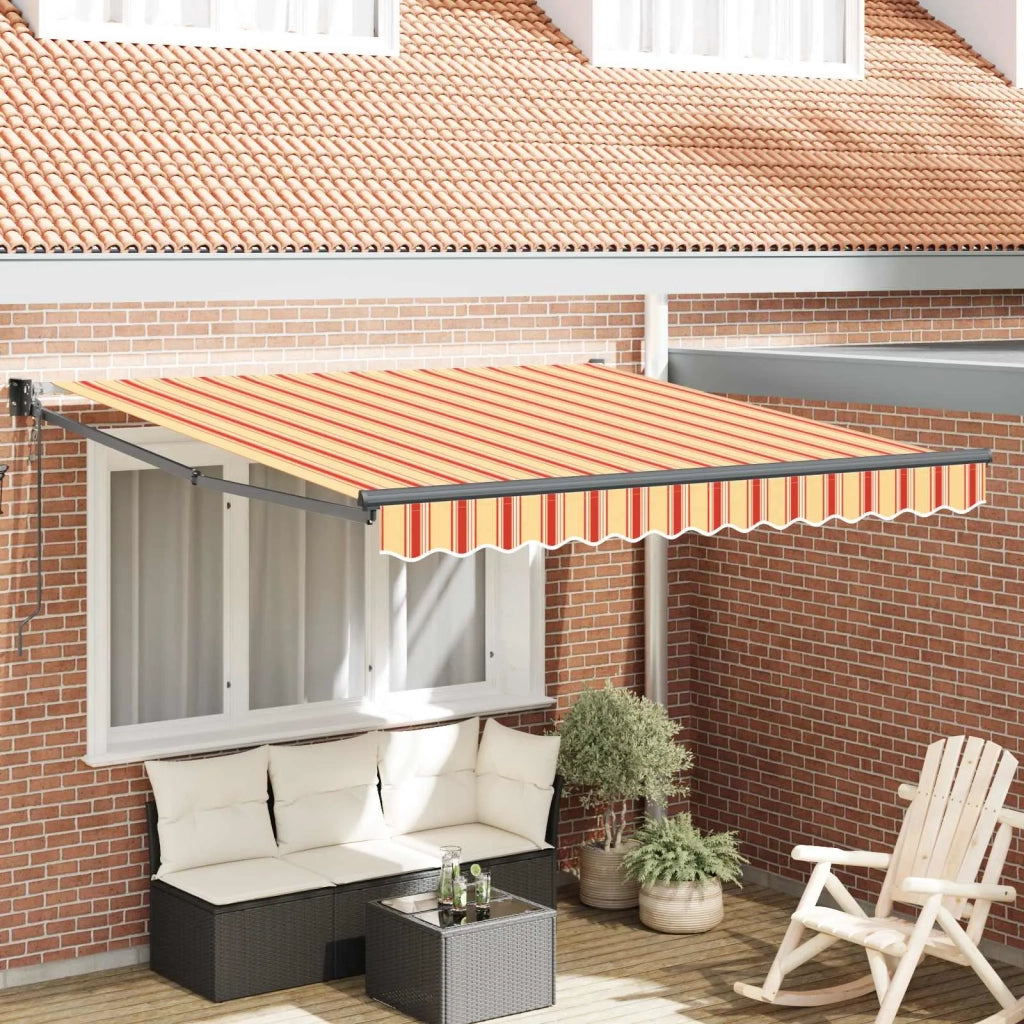 Tenda da Sole Giallo e Arancione 350 x 250 x 165 cm Poliestere 3330260
