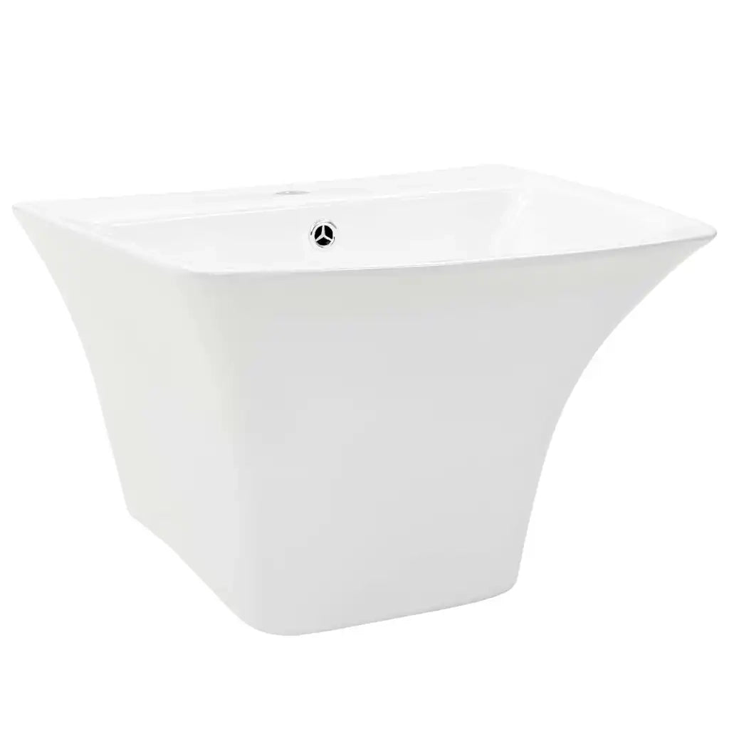 Lavabo Bianco 53 x 44 x 37 cm Ceramica Smaltata