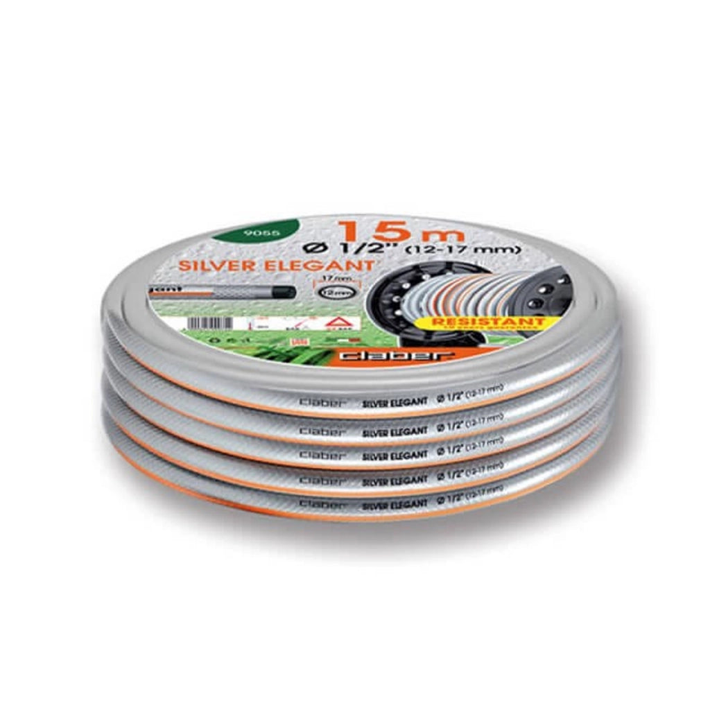 Tubo silver elegant diametro mm15 lunghezza mt 15 claber 9057
