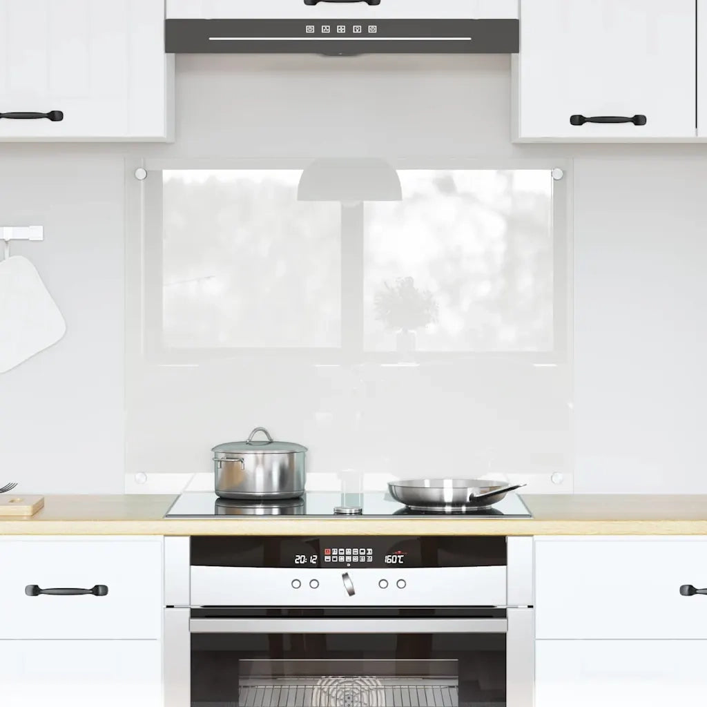 Schienale da cucina Trasparente 80 x 60 cm vetro temperato CFW2134671