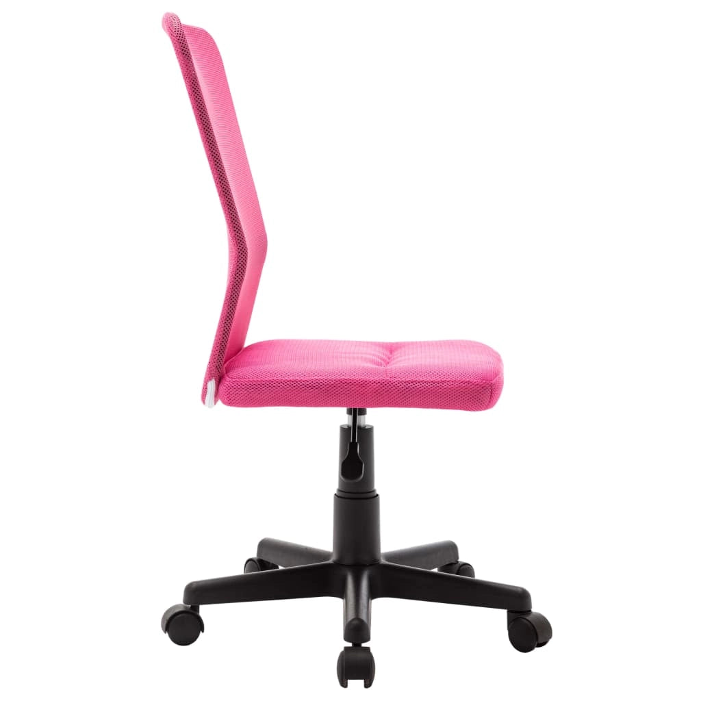 Sedia da ufficio/studio rosa 44 x 52 x 100 cm tessuto a rete rosa 02_0024057
