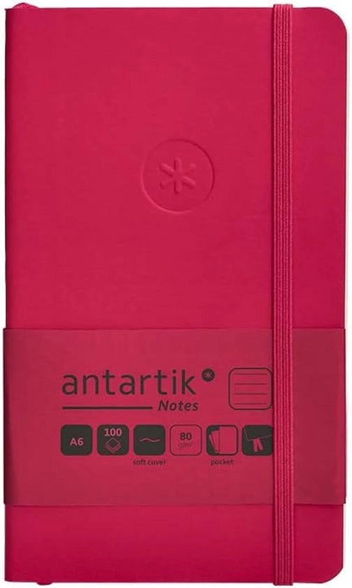 Agenda A6 con elastico - bordeaux - 100 pagine - FSC