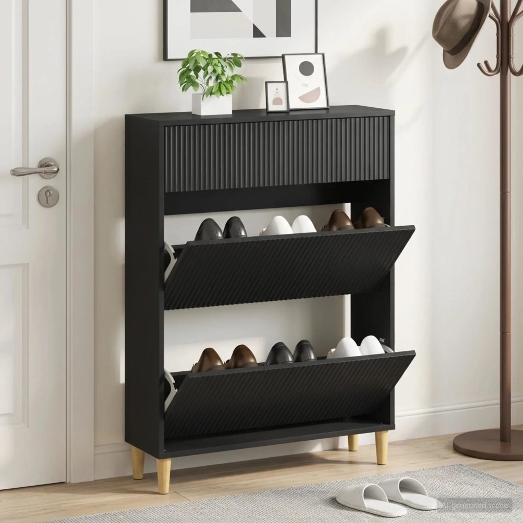 Mobile per scarpe ARNHEM 78 x 24 x 103 cm Legno ingegnerizzato 896656