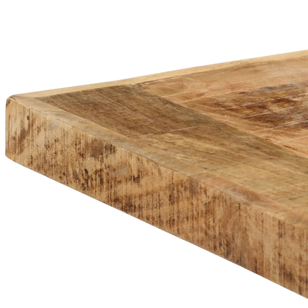 Tavolo da Pranzo | Tavolo da cucina 140x70x75 cm in Legno Massello di Mango Grezzo