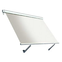 Tenda da Sole Avvolgibile Manuale 200x250 cm in Alluminio e Poliestere Beverly Beige