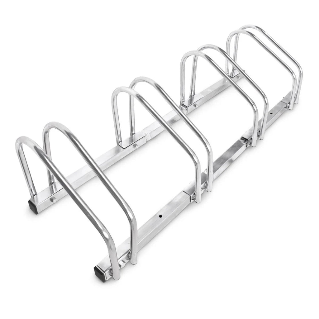 Sistema di deposito per biciclette rastrelliera basculante per 4 biciclette pratico garage montaggio a pavimento o a parete 3413003
