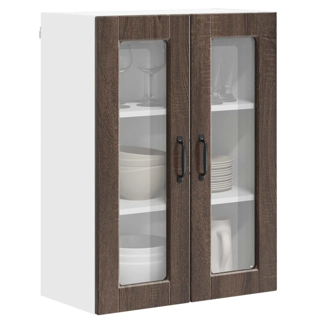 Mobile da cucina con lo scaffale-Armadio da cucina Rovere Marrone 60 x 31 x 80 cm 284054
