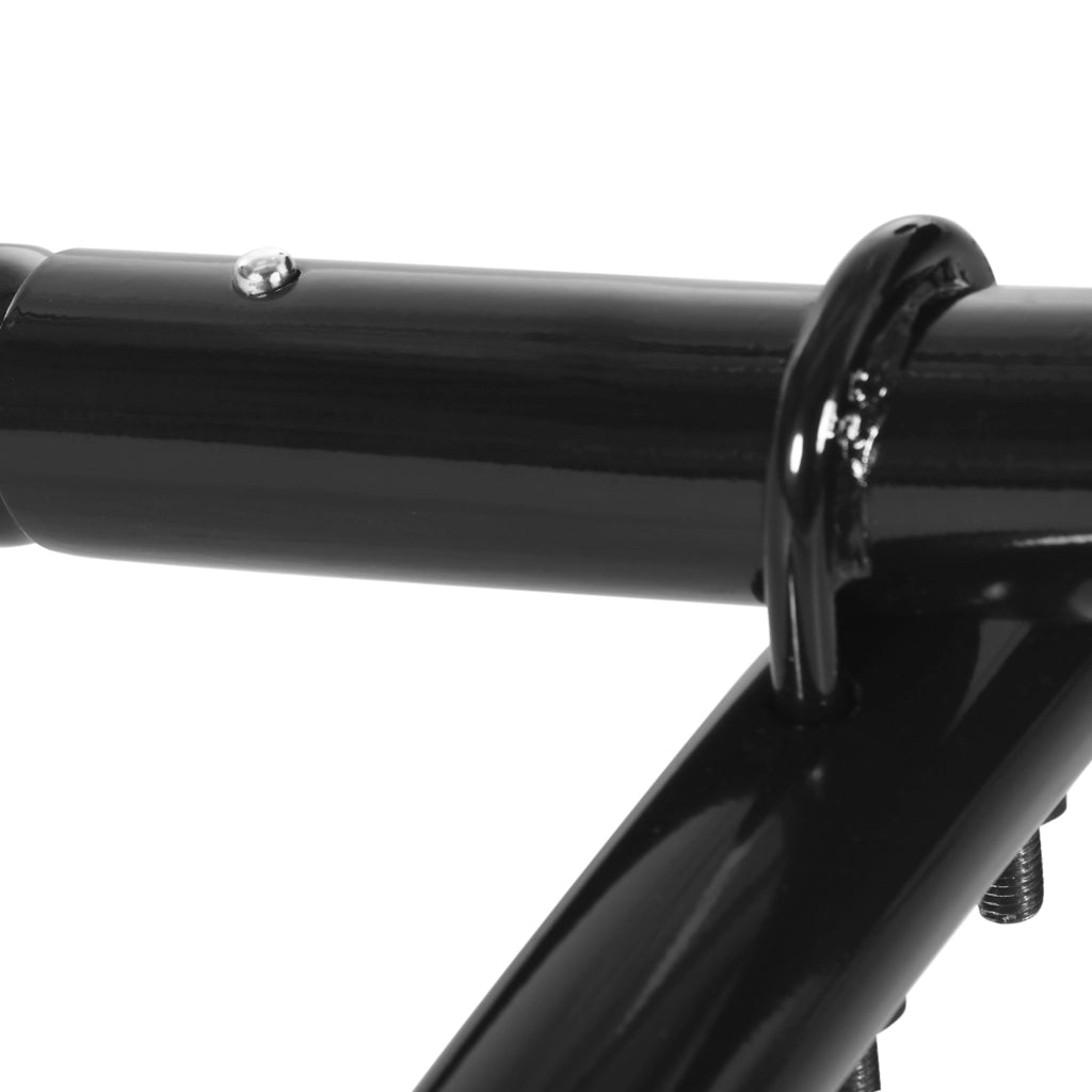 Telaio in metallo per amaca 300×90×100cm Carico 120kg Campeggio all'aperto Usa nero
