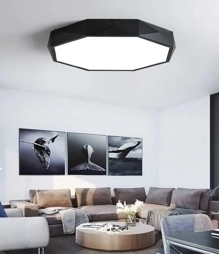 Lampada Diamond App863-c Black 50 Cm