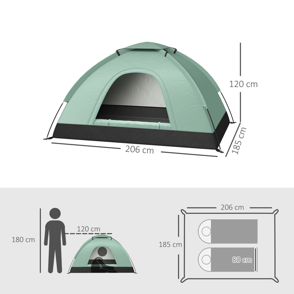 Tenda da campeggio 2 persone ¨C zephmum ¨C mimetica, a cupola, leggera, ventilata