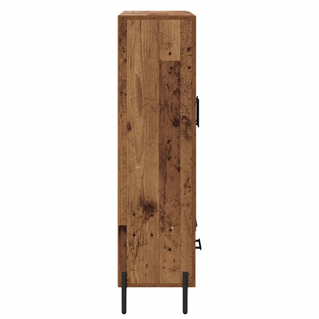 Credenza con Cassetto-Buffet-Armadio da cucina Corona Legno vecchio 69,5 x 31 x 115 cm