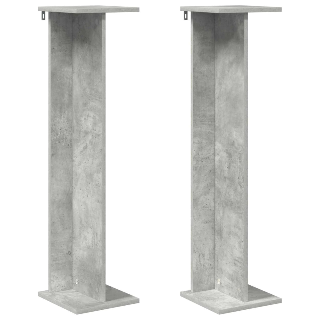 Supporto per piante 2 pcs Grigio Cemento 25 x 25,5 x 100,5 cm 899633