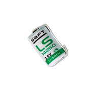 BATTERIA LITIO SAFT LS14250 1/2AA 3,6V 1,2 Ah CON LAMELLE