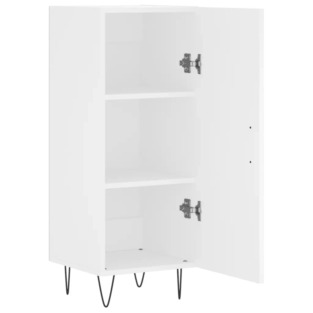 Credenza | Madia | Buffet da pranzo | Armadio da pranzo Bianca 34,5x34x90 cm in Legno Multistrato