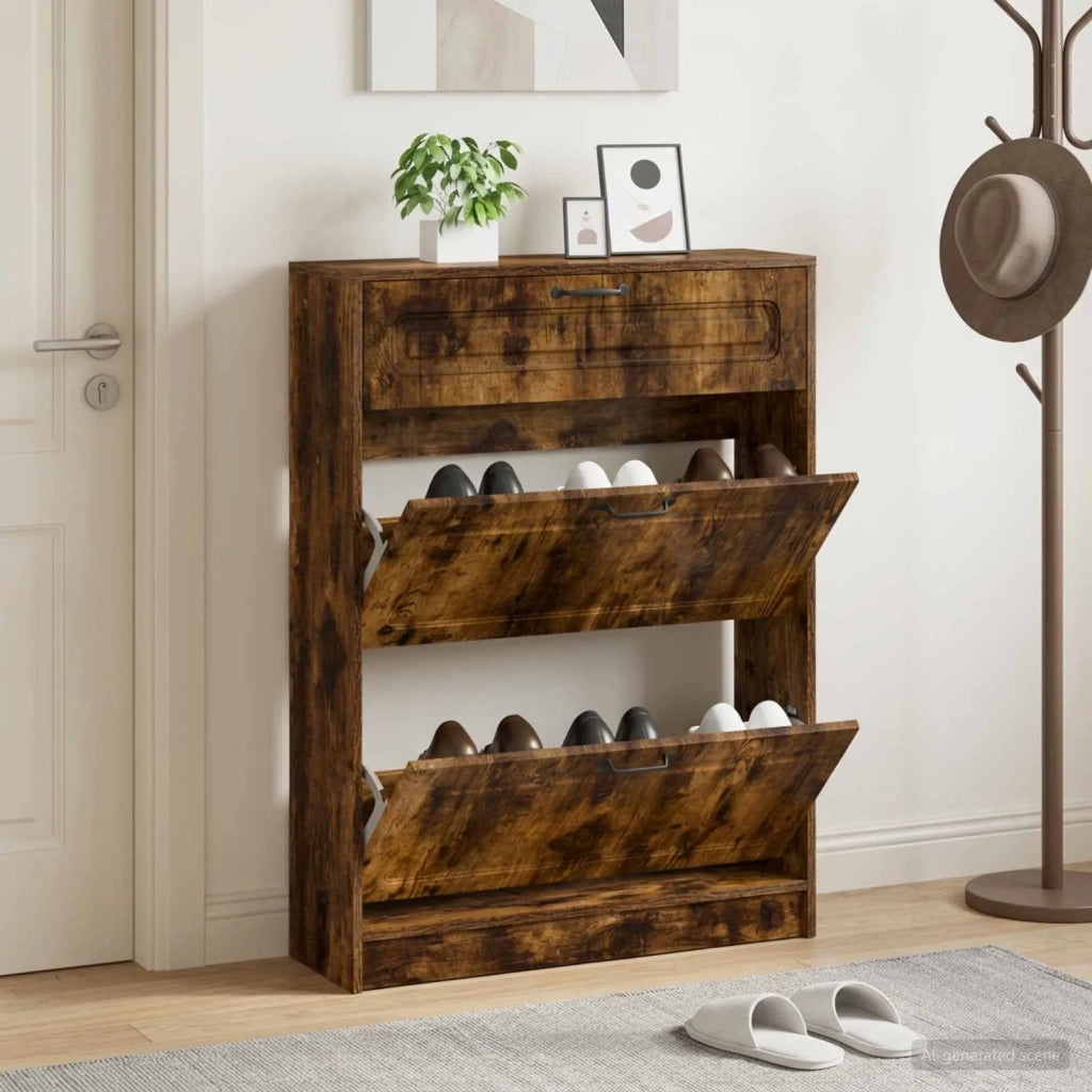 Mobile per scarpe UTRECHT 78 x 24 x 100 cm Legno ingegnerizzato 897760