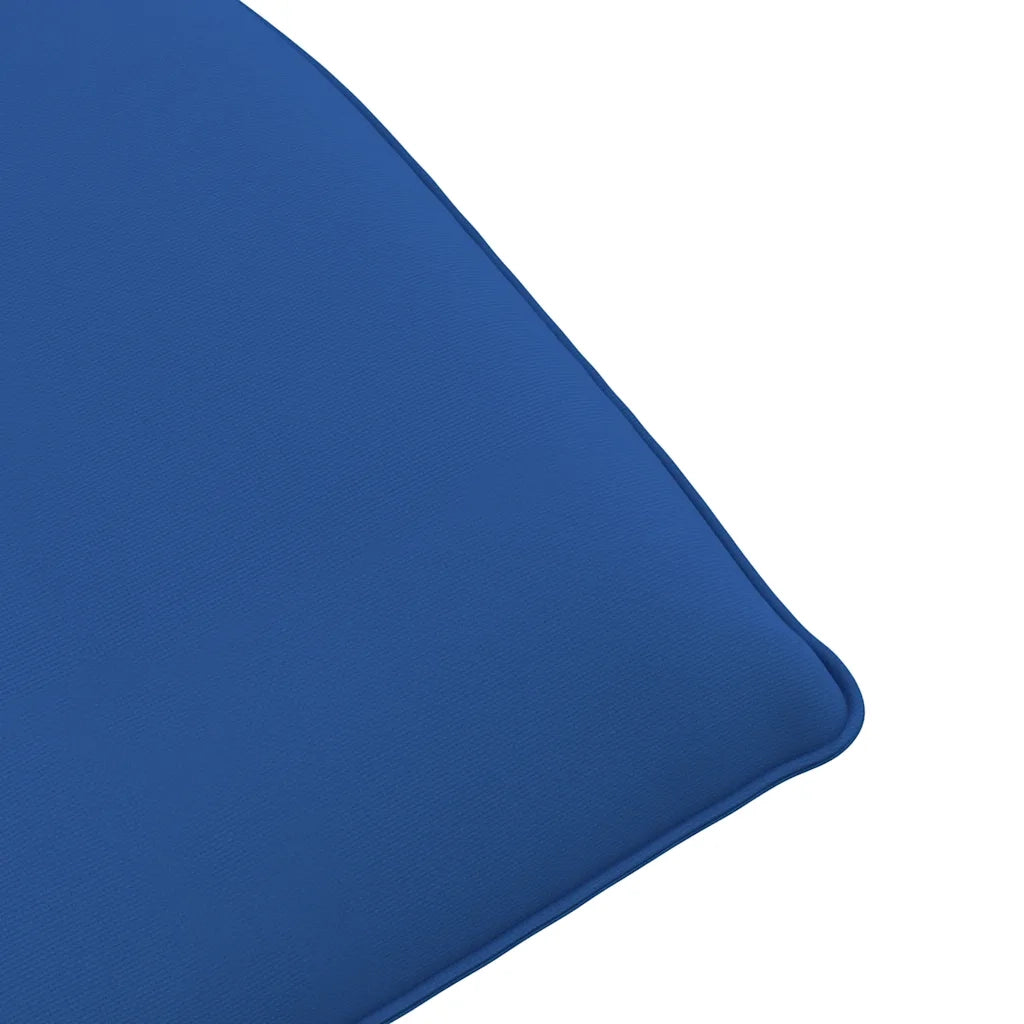 vidaXL Lettino Pieghevole Blu Reale 175x54x8,5 cm in Tessuto Oxford