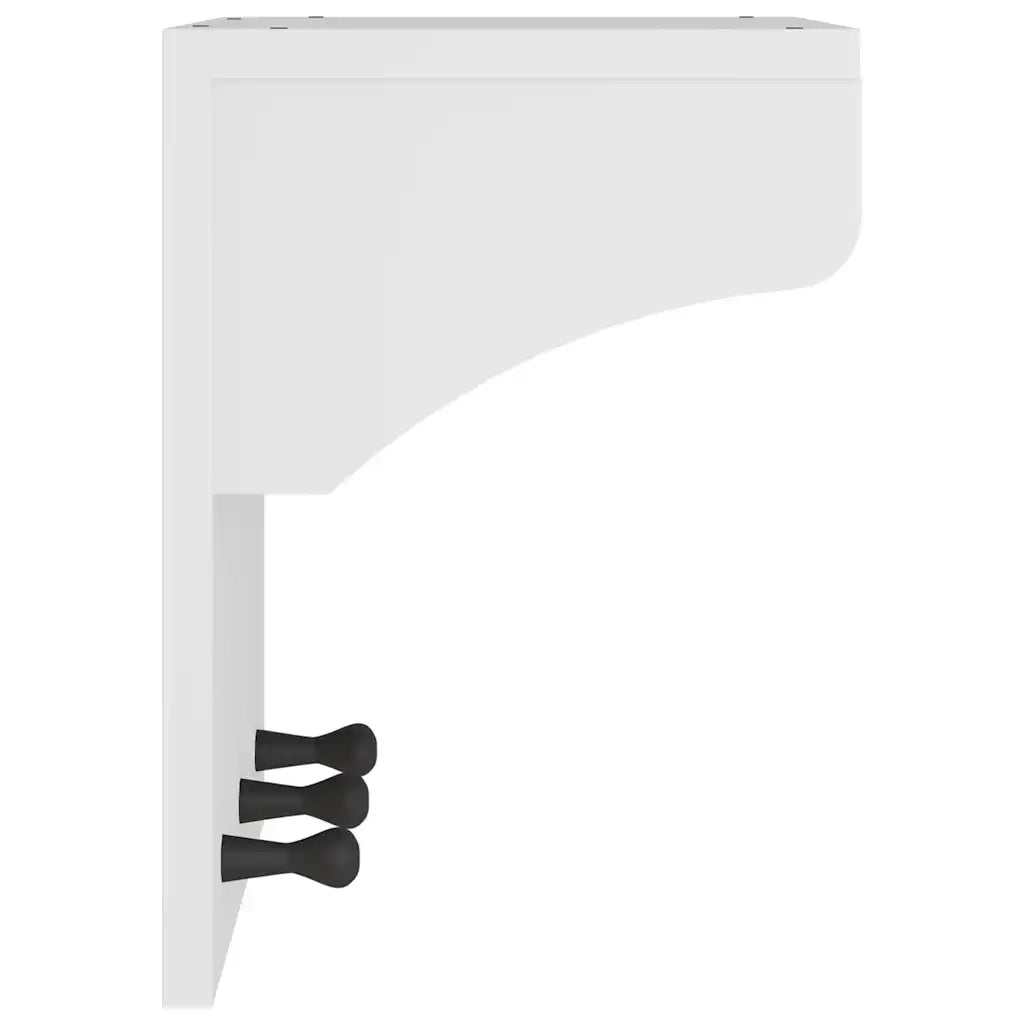 Appendiabiti da Parete SANDNES Bianco 43x30x42 cm Legno di Pino CFW6693875