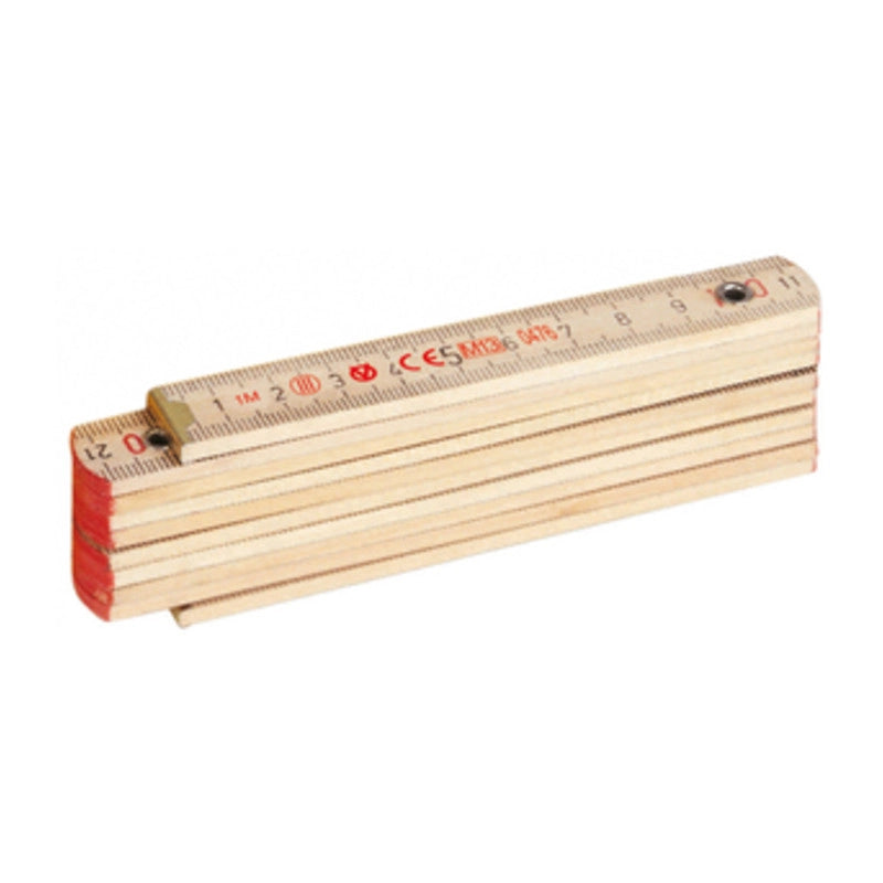 METRO SEMPLICE IN LEGNO A 10 STECCHE 16 MM*- 12,0 pz
