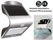 FARETTI FARETTO LUCE SOLARE ARCADI SILVER POTENZA 1.5 Watt (18 W) 4000K CM15X9X8