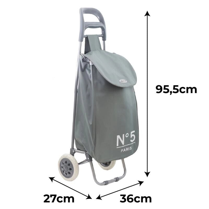 MAURY'S CARRELLO PORTA SPESA N°5  DA 35 LT CAPIENZA FINO A 20 KG ASSORTITO