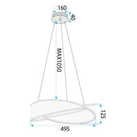 Lampada Da Soffitto G136-cp 50cm Gold