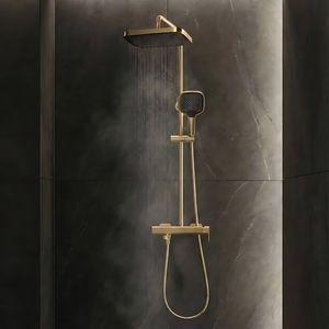 Set Doccia Rea Arlo Brush Gold