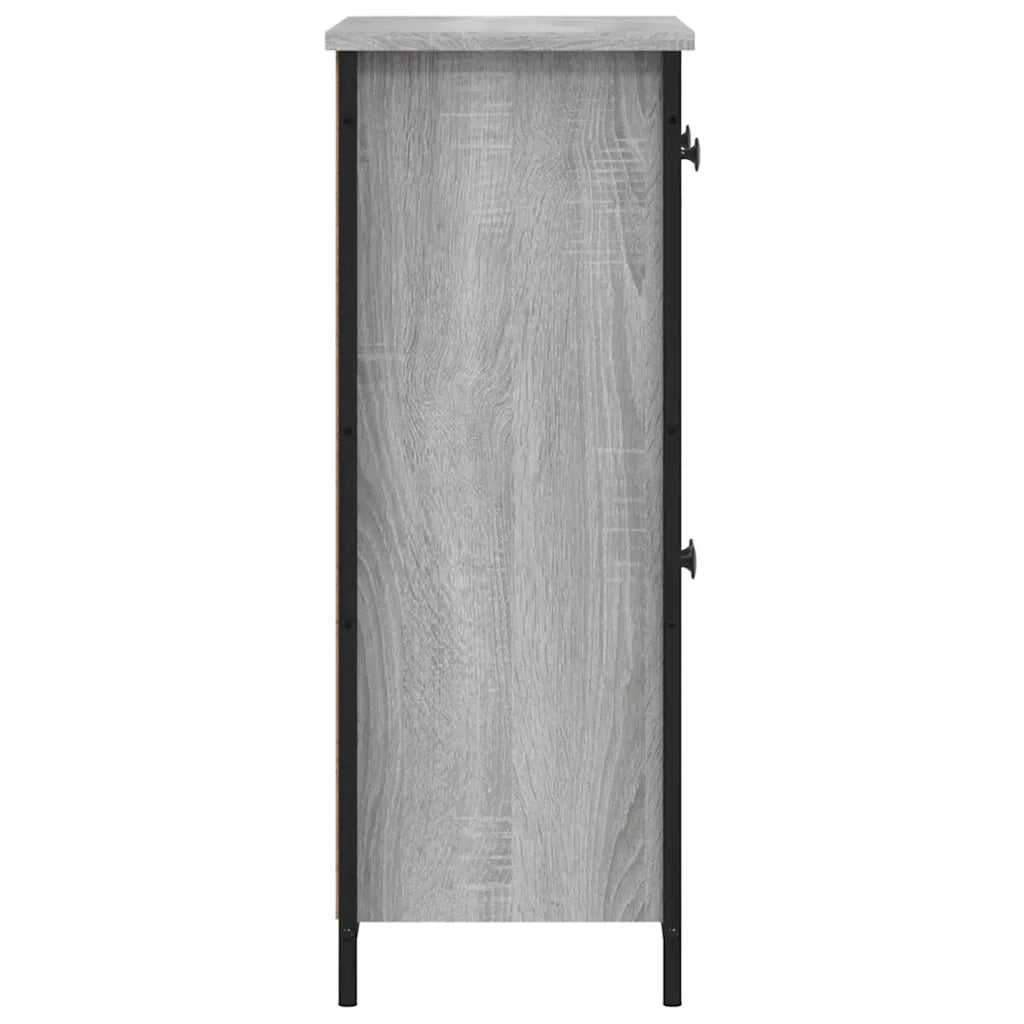 Credenza Grigio Sonoma 70x30x80 cm in Legno Multistrato 835527