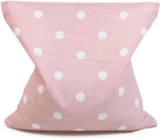 Cuscino termico per collo e schiena - 1 pezzo - punti rosa - 100% cotone - 19 x 19 cm