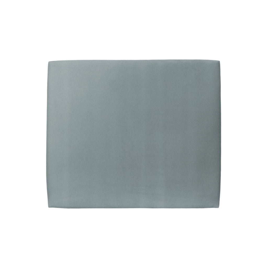 Testiera in tessuto in velluto grigio blu liscio L160 cm