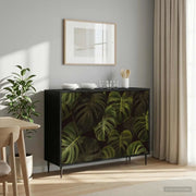 Credenza ELBURG Rovere Nero 102 x 33 x 76 cm 8006973