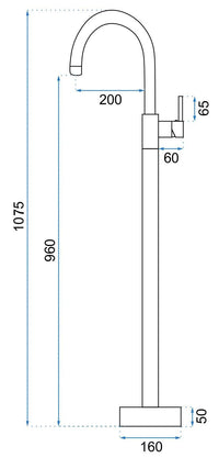 Rubinetto Da Lavabo Rea Lungo Titan