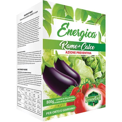 CONCIME POLVERE RAME + CALCE IDRATA ENERGICA - GR 800- 2 pezzi