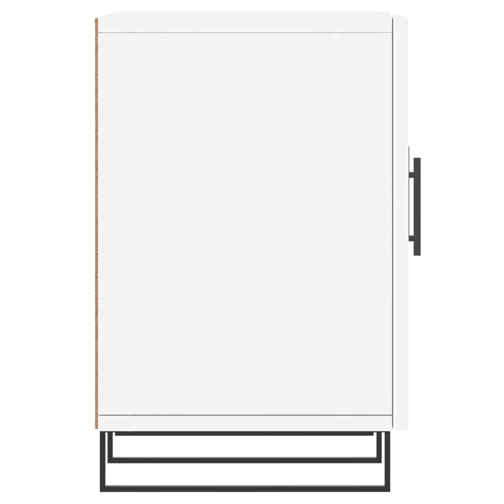 Mobile TV multimediale scaffale TV mobile TV sala da pranzo soggiorno camera da letto 150 x 30 x 50 cm legno ingegnerizzato bianco 02_0025994