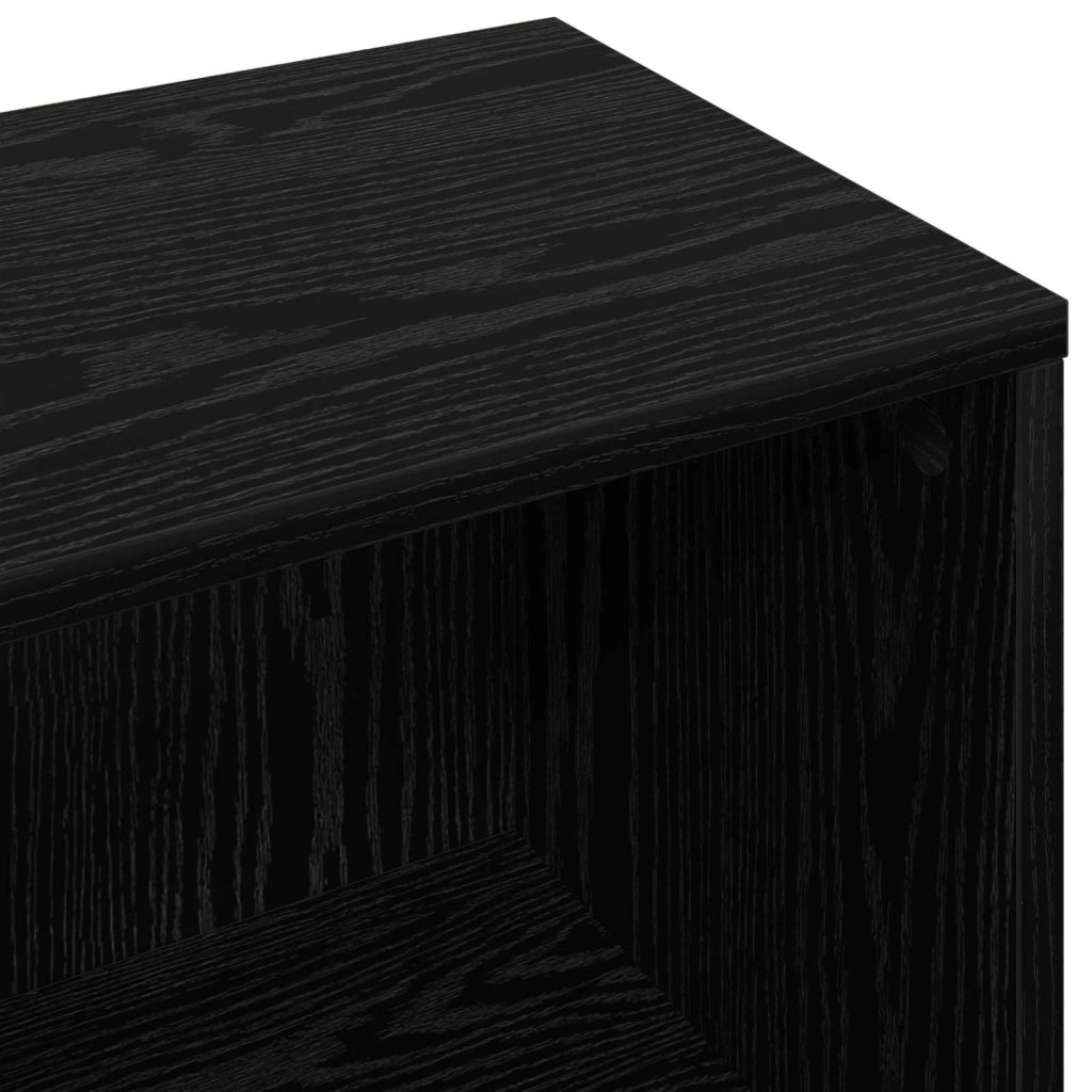 Credenza con cassetto Rovere Nero 102 x 32 x 73,5 cm