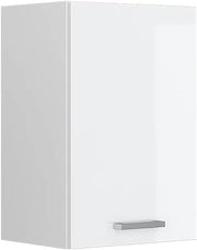 Pensile da cucina R-Line, Bianco lucido, 40 cm, per la libera combinazione all'interno di sistemi cucina modulari