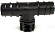 RACCORDO A T MASCHIO PER TUBO IN POLIETILENE  mm. 20x1/2x20 100.00 pz