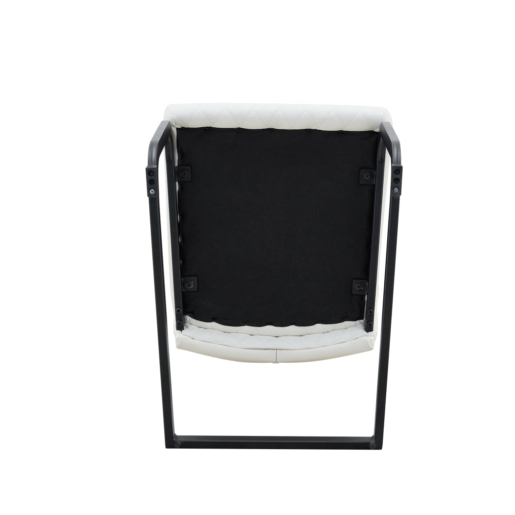 Set tavolo da pranzo e sedie con 1 tavolo rotondo e 2 sedie; 2 ripiani; in MDF effetto noce; metallo nero e PU bianco
