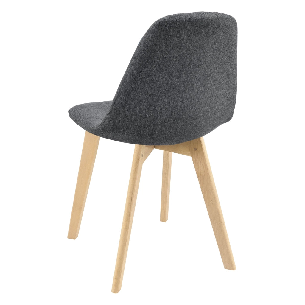 Set di 2 sedie da pranzo 86 x 53 x 47 cm grigio scuro 03_0006736