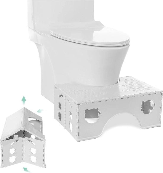 Toilette per adulti e bambini - wc con sedile pieghevole - bagno e doccia - sostegno per wc con sgabello