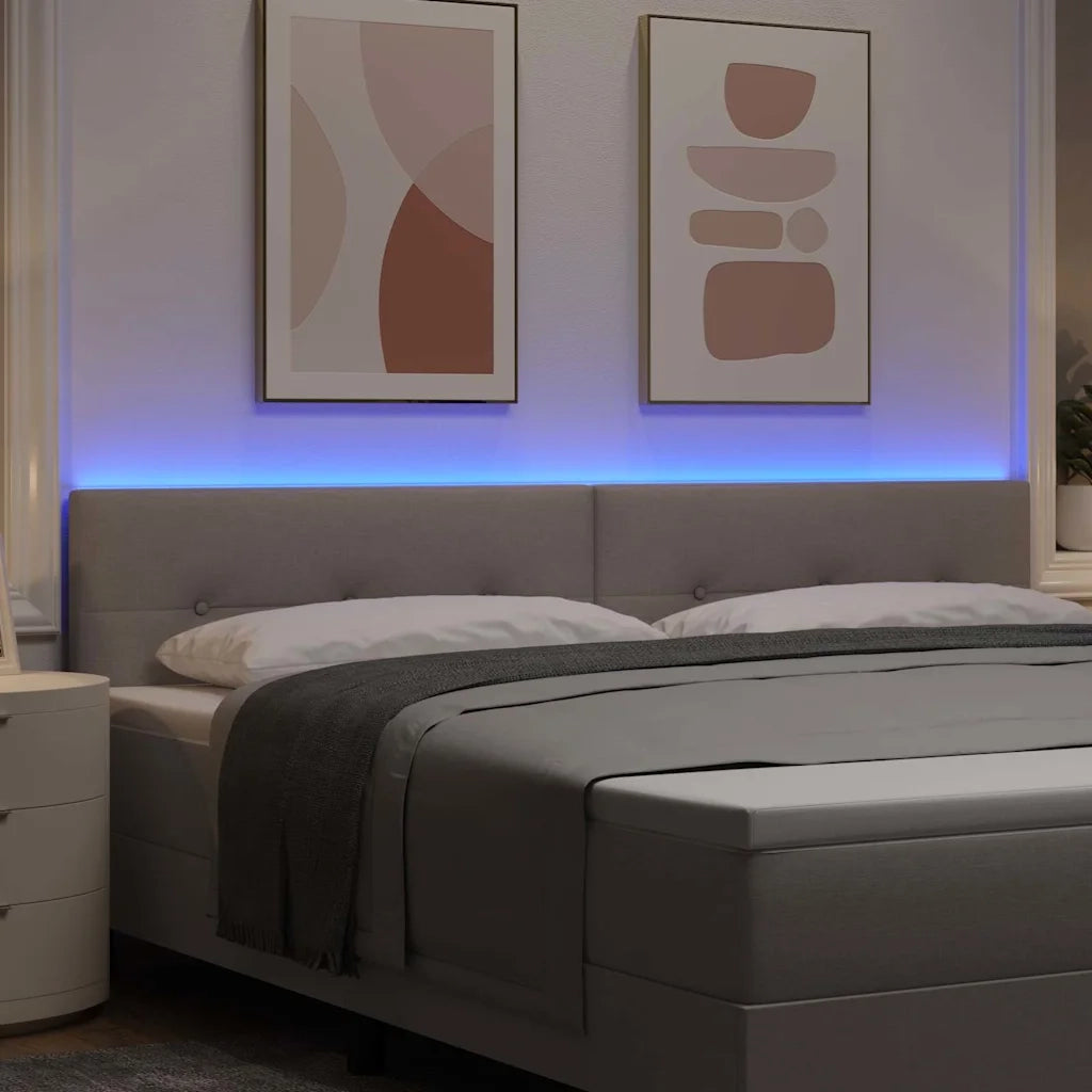 Testiera LED con strisce LED con testiera Talpa 200 cm Tessuto 3338165