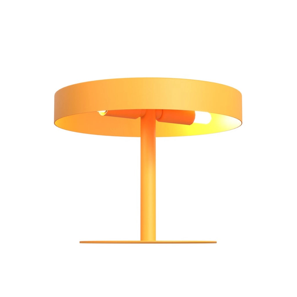 Lampada da tavolo NEMO in acciaio arancione opaco