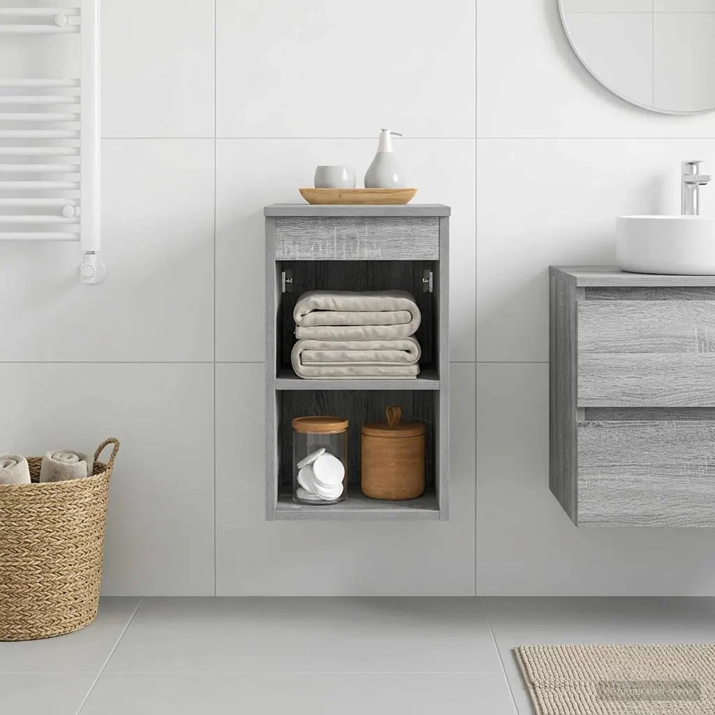 Armadio Bagno In-between Sonoma grigio 30 x 41 x 50 cm 890347