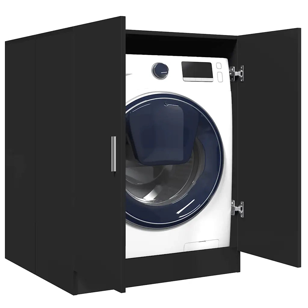 Mobile per Lavatrice Nero 71x71,5x91,5 cm 808396