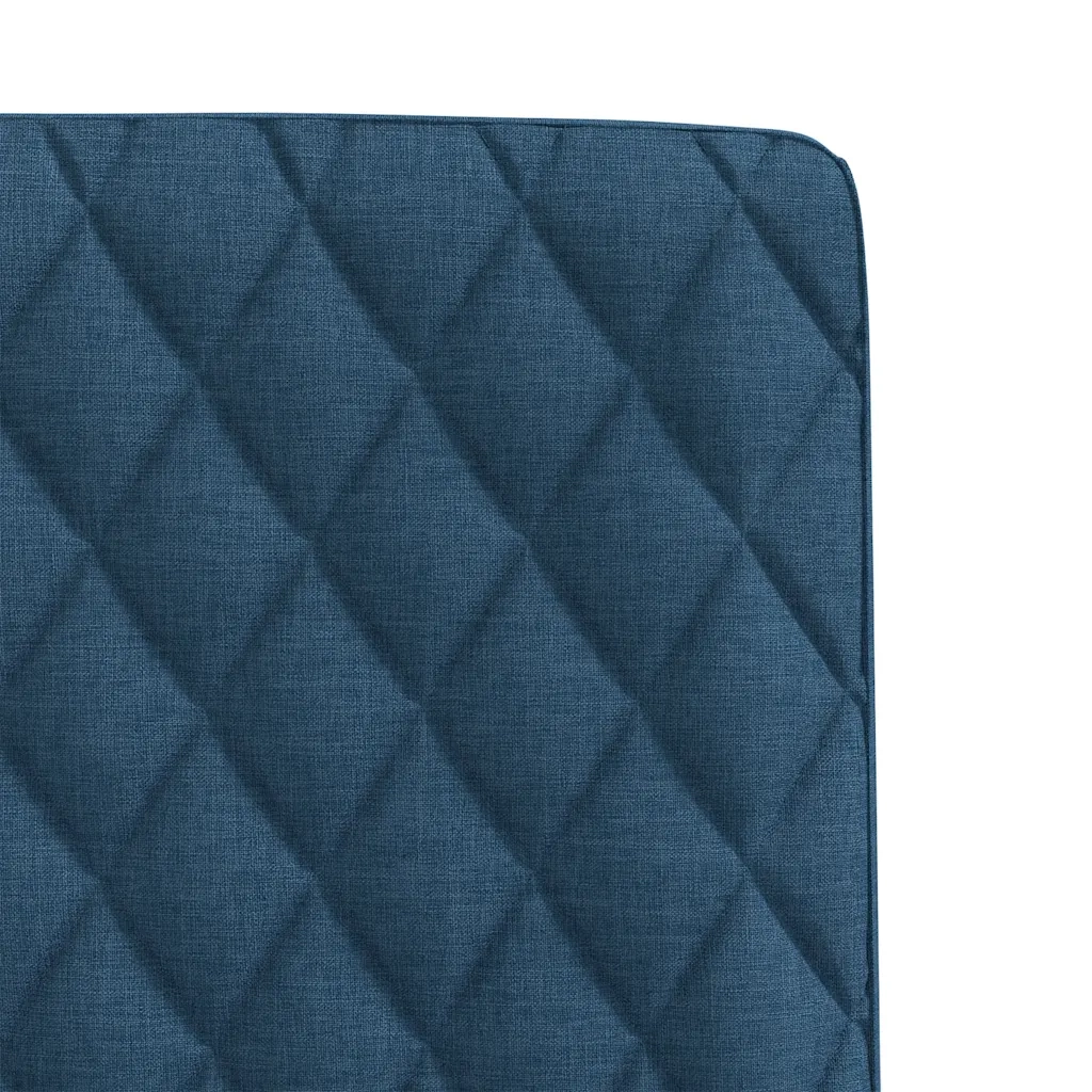 Sedie da Pranzo 2 pz Blu in Tessuto 4101129