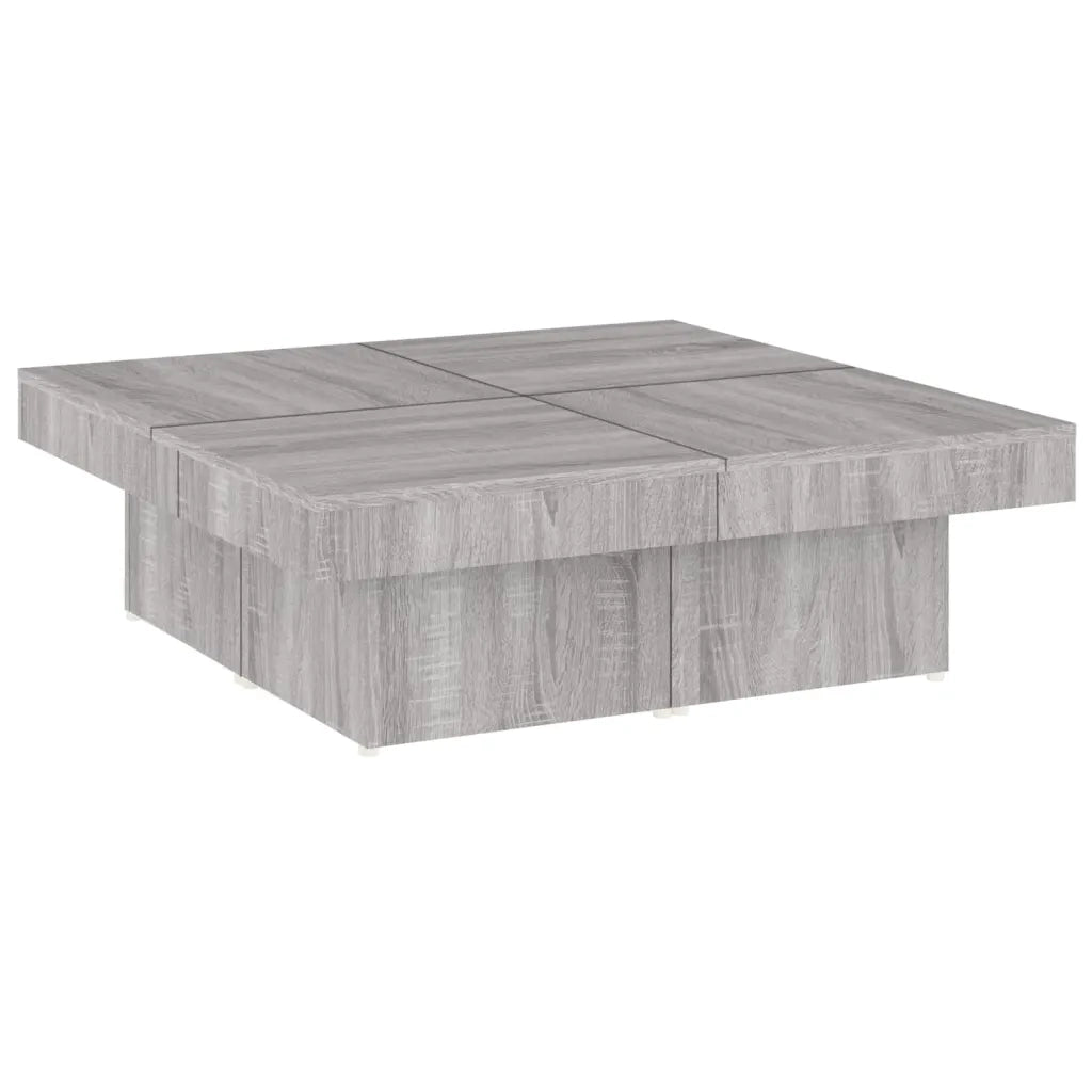 Tavolino da salotto | Tavolino da caff¨¨ | Tavolino da Soggiorno Grigio Sonoma 90x90x28 cm Legno Multistrato