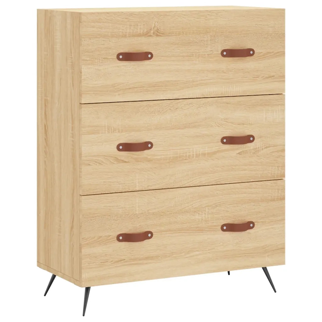 Credenza Rovere Sonoma 69,5x34x180 cm in Legno Multistrato 3189352