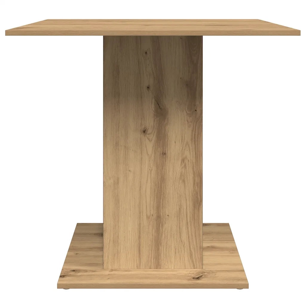 Tavolo Pranzo Rovere Artigianale 80x80x75 cm Legno Multistrato